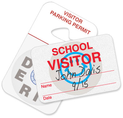 Visitor badges