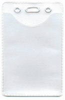 Anti-static vertical badge holder