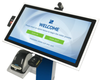 EIOBoard visitor management kiosk