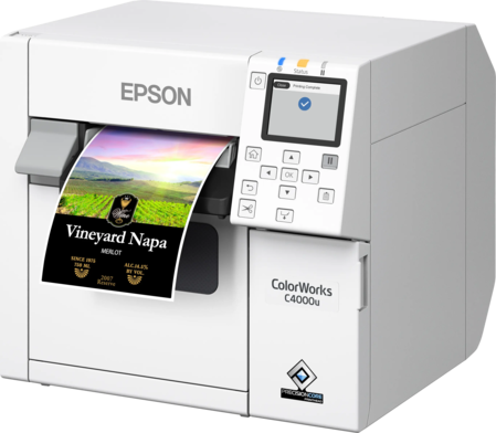 ColorWorks CW-C4000 4" color label printer