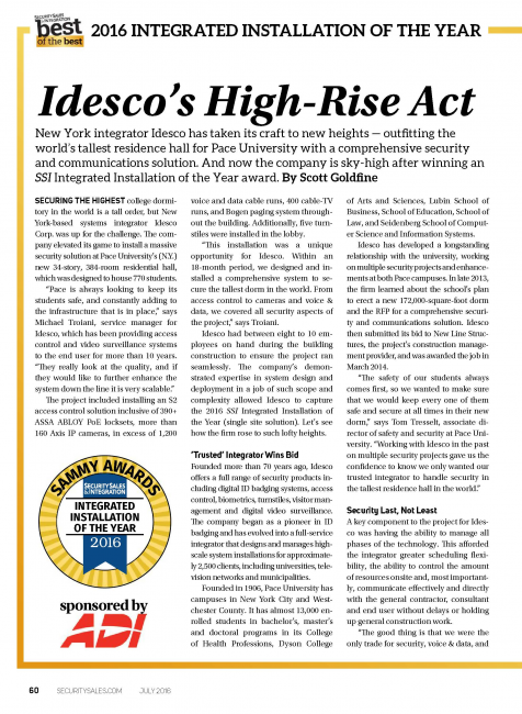 Idesco’s High-Rise Act