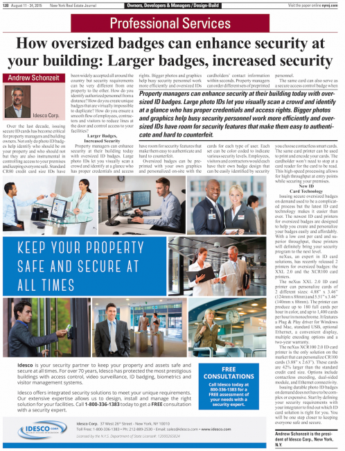 How oversized badges can enhance security at your building