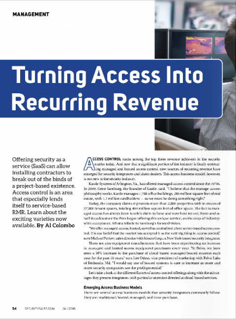 Turning Access Into Recurring Revenue