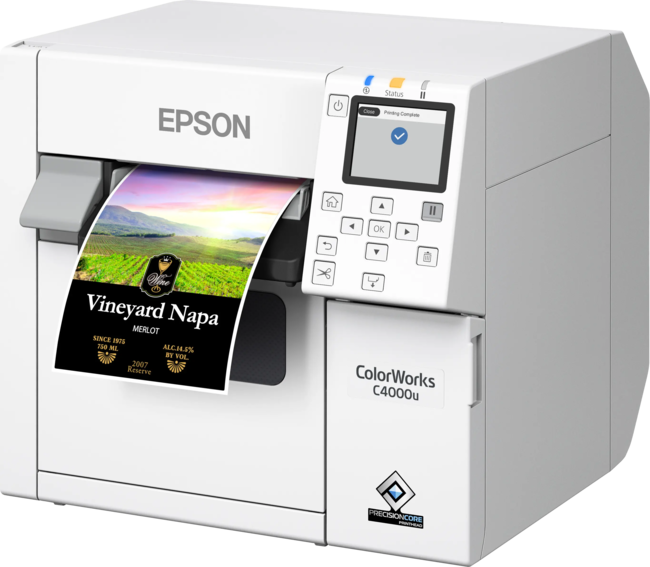 ColorWorks CW-C4000 4" color label printer