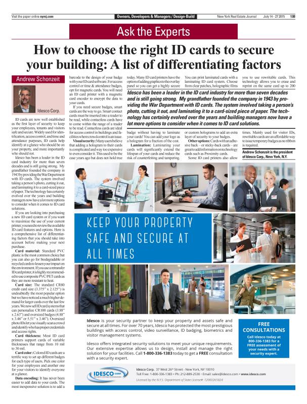 How to choose the right ID cards to secure your building: A list of differentiating factors