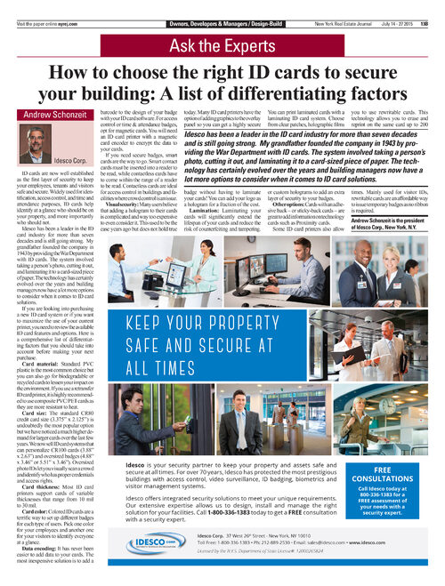 How to choose the right ID cards to secure your building: A list of differentiating factors