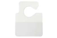 Clear Vinyl Large Cut-Out Hangtag Holder