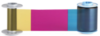 Fargo HDP6600 Full-color RBN2 YMCKK ribbon with two resin black panels – 600 images