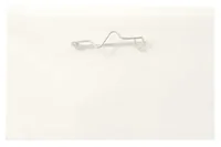 Horizontal Name Tag Holder -with Pin Back, Credit Card Size