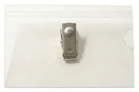 Horizontal Name Tag Holder with Clip Back, Convention Size