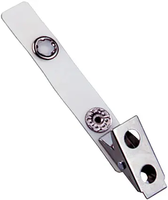 Reinforced Vinyl Strap Clip with 2-Hole NPS Clip