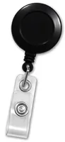 Badge Reel with Clear Vinyl Strap & Belt Clip
