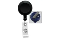 Badge Reel with Clear Vinyl Strap & Swivel Spring Clip