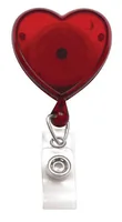 Heart-Shaped Badge Reel With Strap