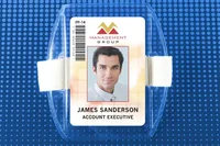 Clear Vinyl Vertical Arm Band Badge Holder