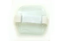 Vertical Vinyl Holder with White Strap - Credit Card Size