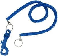 Casino Style Slot Card Holder with Expandable Nylon Coil Cord