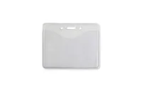 Premium Vinyl 2-Pocket Holder with Slot and Chain Holes