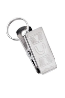 Bulldog Clip With Small Split Ring