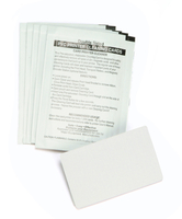 Zebra ZXP Series 7 abrasive printhead polishing card