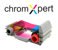 Matica MC110, MC210 MC310 chromXpert diamond YMCKO color ribbon - 250 prints