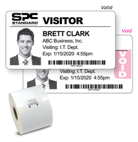 Expiring Most Popular Badges Sign-In Book for Corporations
