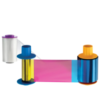 Fargo ECO YMCKO Refill Ribbon with Cleaning Roller – 250 images (AP)