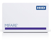 HID 3406 MIFARE Classic (4K) Standard PVC Card with SIO encoding – Qty 100