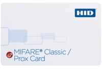 HID 3506 MIFARE Classic + Prox (4K) Standard PVC Card with SIO encoding – Qty 100