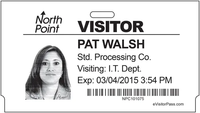 NON-Expiring Badges on Rolls for DT printers - 1000 labels