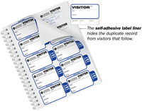 Most Visible Sign-Out Visitor Badge Sign-In Book for Schools