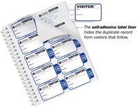 Most Preferred Side Sign-Out Visitor Badge Sign-In Book for Schools