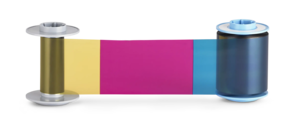 Fargo HDP6600 Color Ribbon - YMCFK (UV) - 600 images