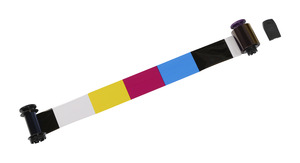 Evolis YMCKH RT Color Ribbon on non PVC cards 400 prints / roll