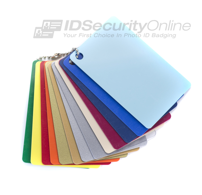 Color PVC card swatches