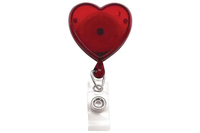 Heart-shaped Badge Reels