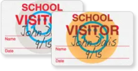 Expiring visitor badges for time-sensitive access.