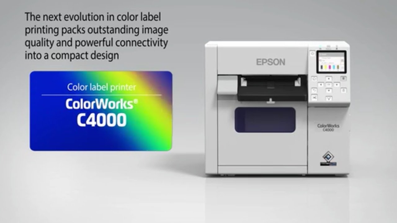 Epson ColorWorks CW-C4000 video preview