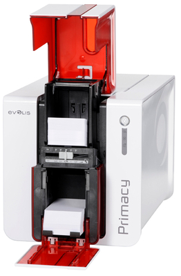 Evolis Primacy Single Sided ID Card Printer - Red