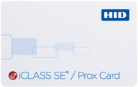 HID iCLASS SE + Prox Card 3150 – QTY 100