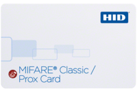 HID 3550 MIFARE Classic + Prox (1K) Composite 40% Polyester/PVC Card with SIO encoding – Qty 100