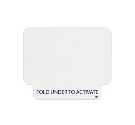 1-Day Single-Piece Adhesive One-Step® Badge (Brother QL compatible)