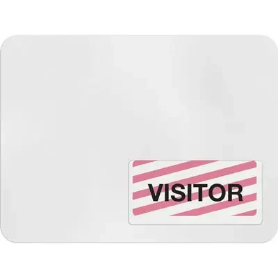 Large Slotted Badge Back (Thermal Printable) with Token Expiration Area